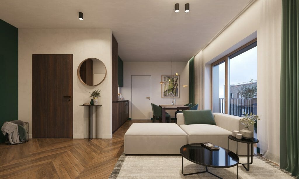 Ramu Du (Brolių g. 16) - Daudzdzīvokļu nams - vizualizācija