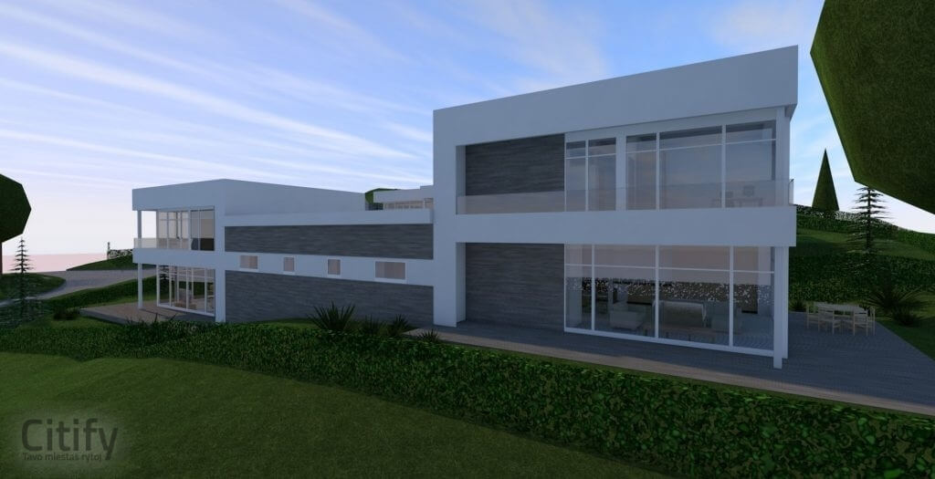 Terasų g. 21 (Terasų g. 21) - Row housing - visualization