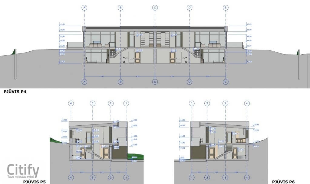 Terasų g. 21 (Terasų g. 21) - Row housing - visualization