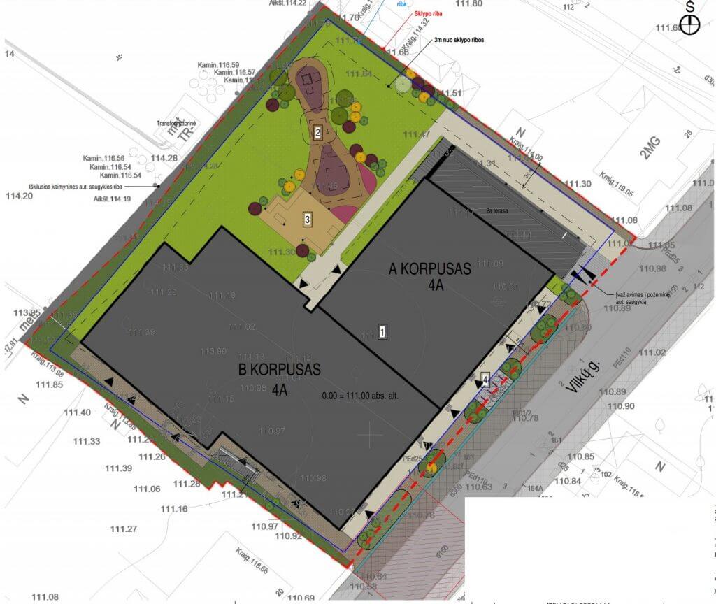 Vilkų 5 (Vilkų g. 5) - Korterelamu - visuaalne