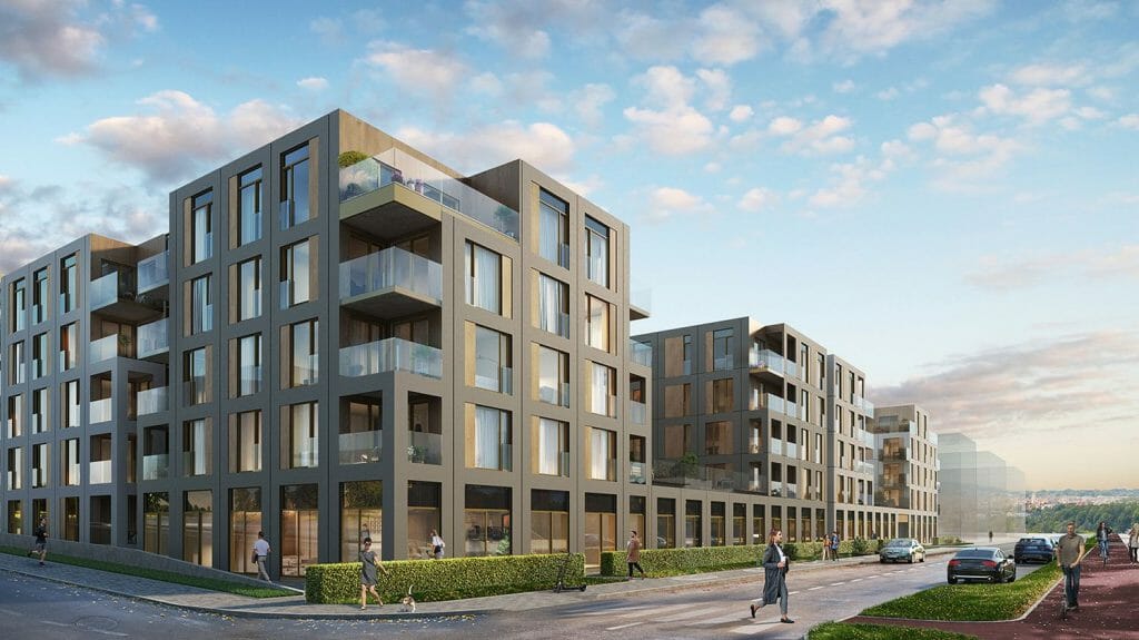 Vilnelės skverai 4 etapas (Manufaktūrų g. 7) - Multi apartment - visualization