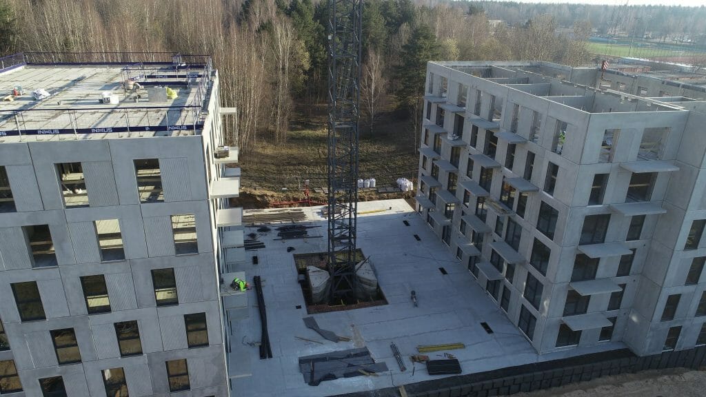 Bajorų lajos 1 etapas (Bajorų kel. 29) - Daugiabutis - statybų nuotraukos