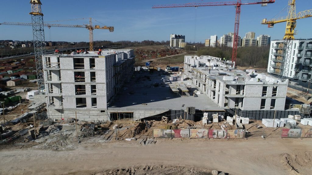 Grigalaukio dominija 4 etapas (Budiniškių g. 9) - Multi apartment - construction photos
