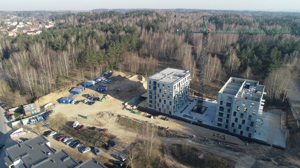 Bajorų lajos 1 etapas (Bajorų kel. 29) - Daugiabutis - statybų nuotraukos