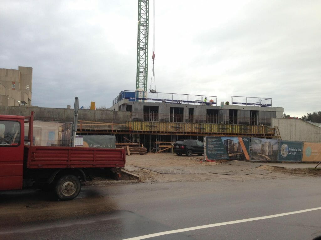 Viršuliškių stogai (Viršuliškių g. 38) - Multi apartment - construction photos