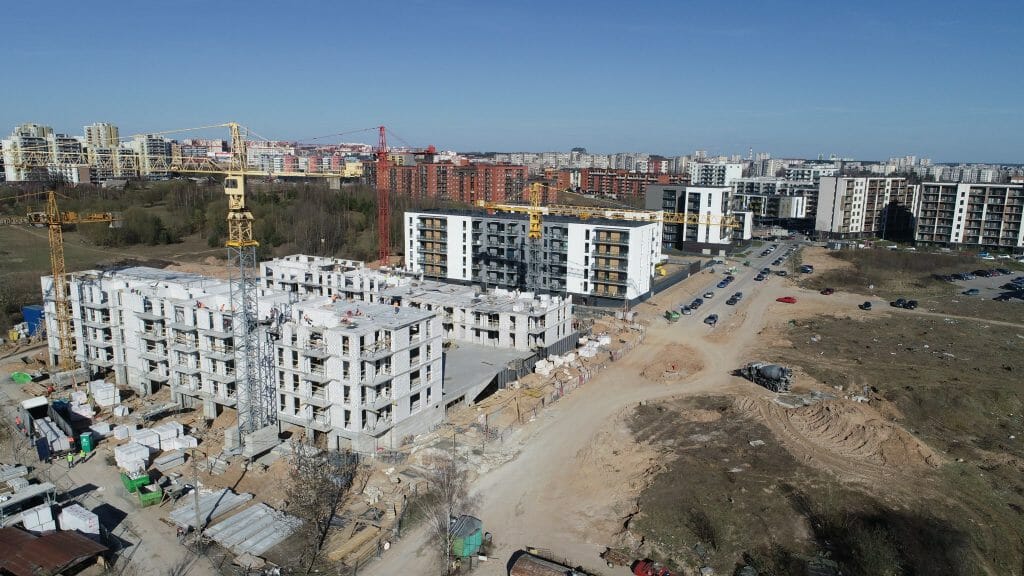 Grigalaukio dominija 4 etapas (Budiniškių g. 9) - Multi apartment - construction photos