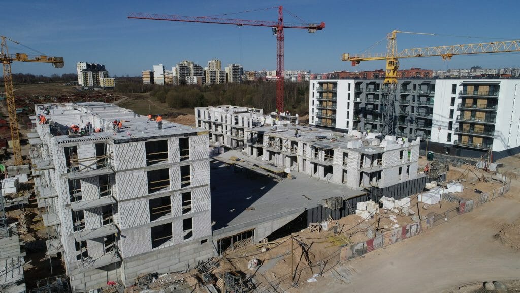 Grigalaukio dominija 4 etapas (Budiniškių g. 9) - Multi apartment - construction photos