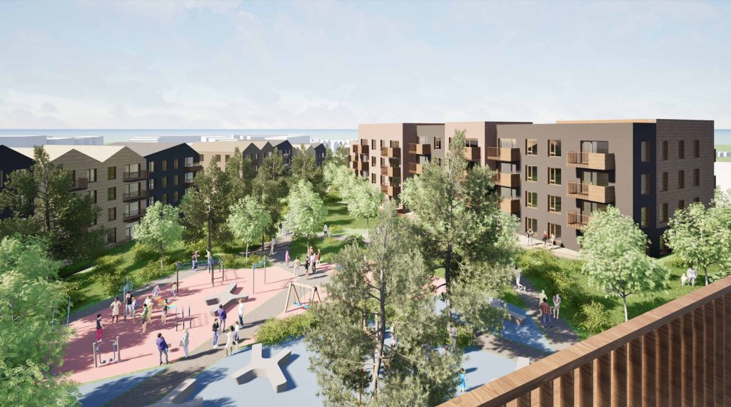 Dirsūno g. 2 (Dirsūno g. 2) - Daudzdzīvokļu nams - vizualizācija