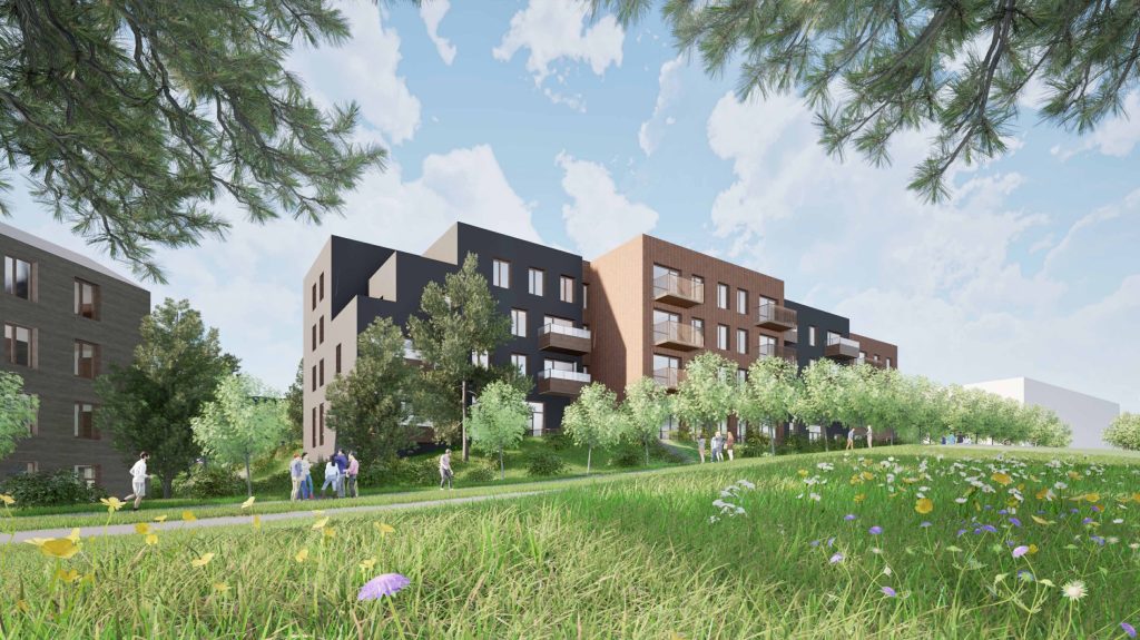 Dirsūno g. 2 (Dirsūno g. 2) - Daudzdzīvokļu nams - vizualizācija