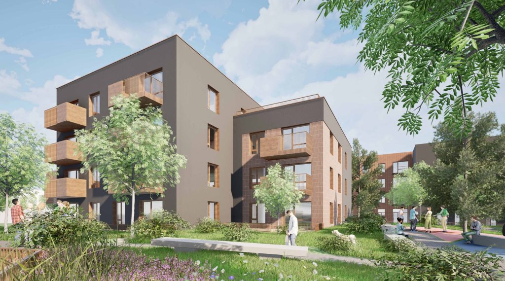 Dirsūno g. 2 (Dirsūno g. 2) - Daudzdzīvokļu nams - vizualizācija