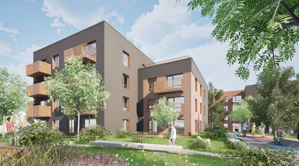 Dirsūno g. 2 (Dirsūno g. 2) - Daudzdzīvokļu nams - vizualizācija