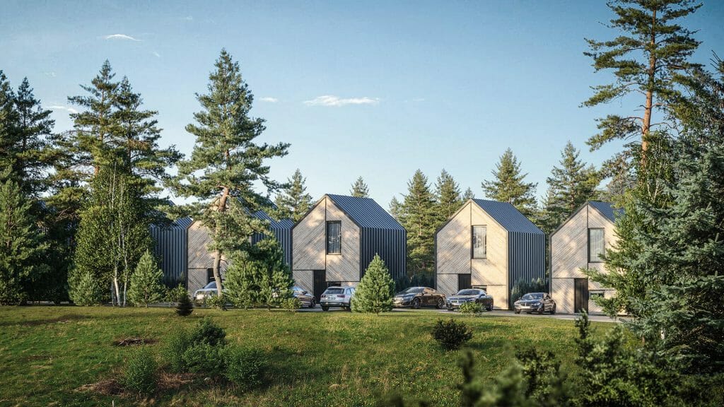 Ežero vilos (Sidaronių g. 41, 43, 45) - Hotell, Eramajade rajoon - visuaalne