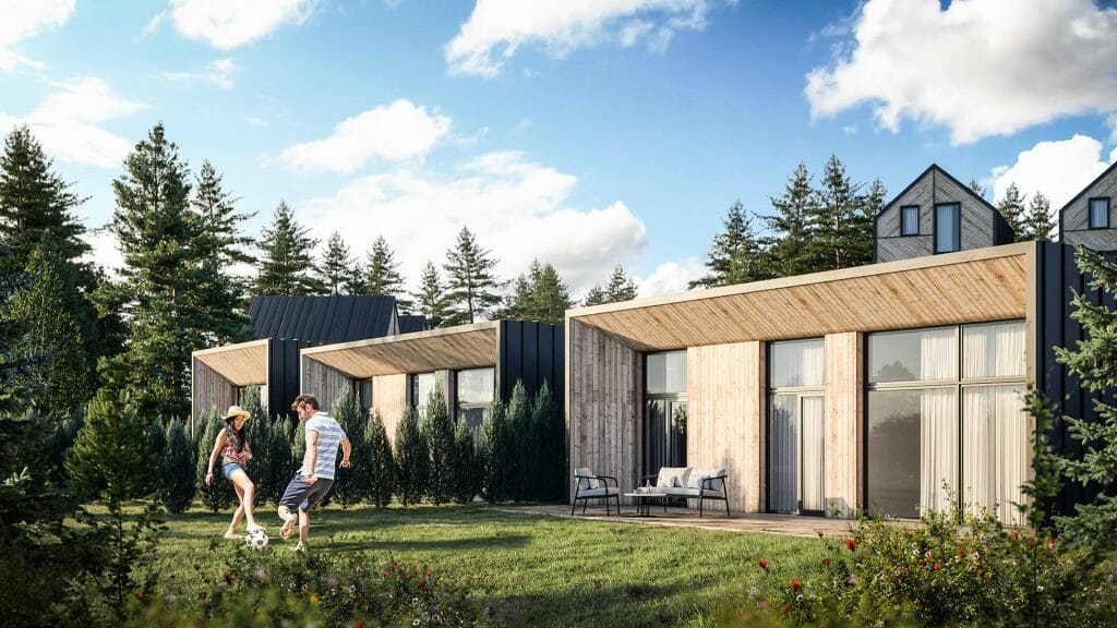 Ežero vilos (Sidaronių g. 41, 43, 45) - Hotell, Eramajade rajoon - visuaalne