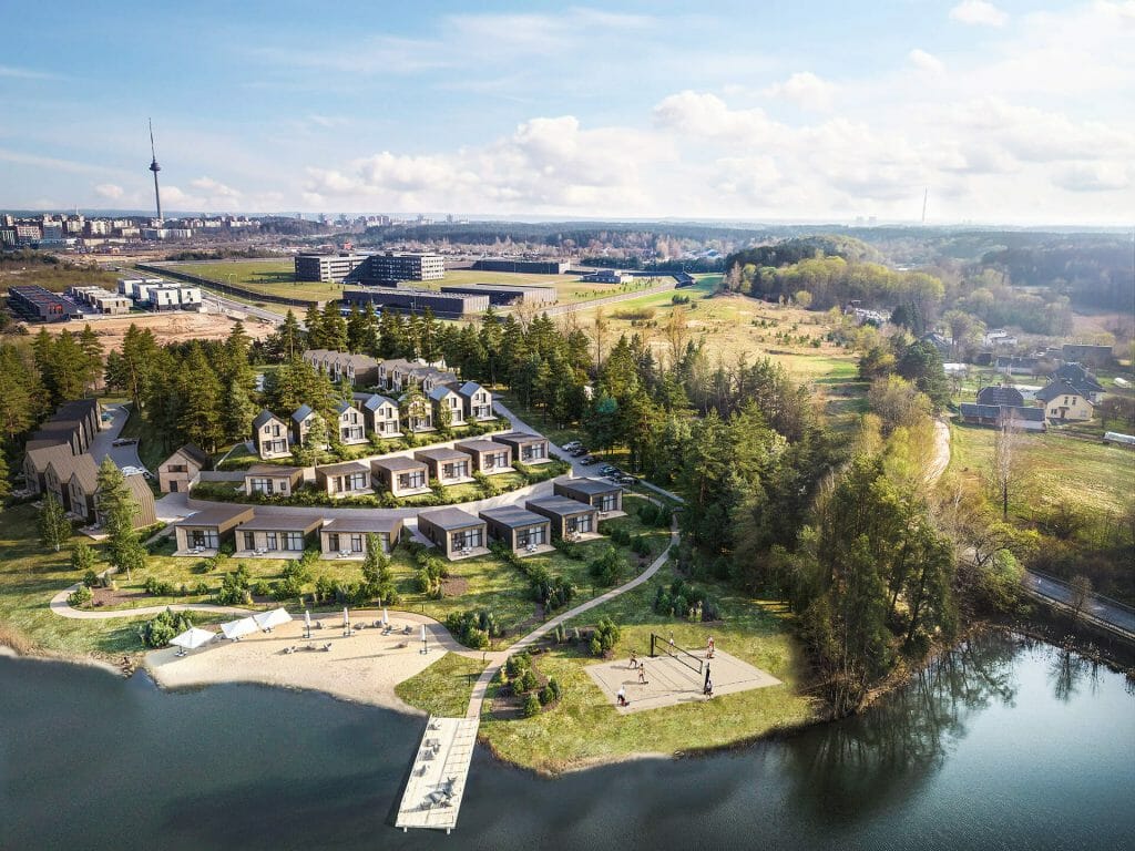 Ežero vilos (Sidaronių g. 41, 43, 45) - Hotell, Eramajade rajoon - visuaalne