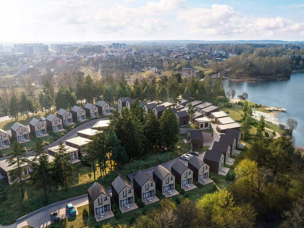 Ežero vilos (Sidaronių g. 41, 43, 45) - Hotell, Eramajade rajoon - visuaalne