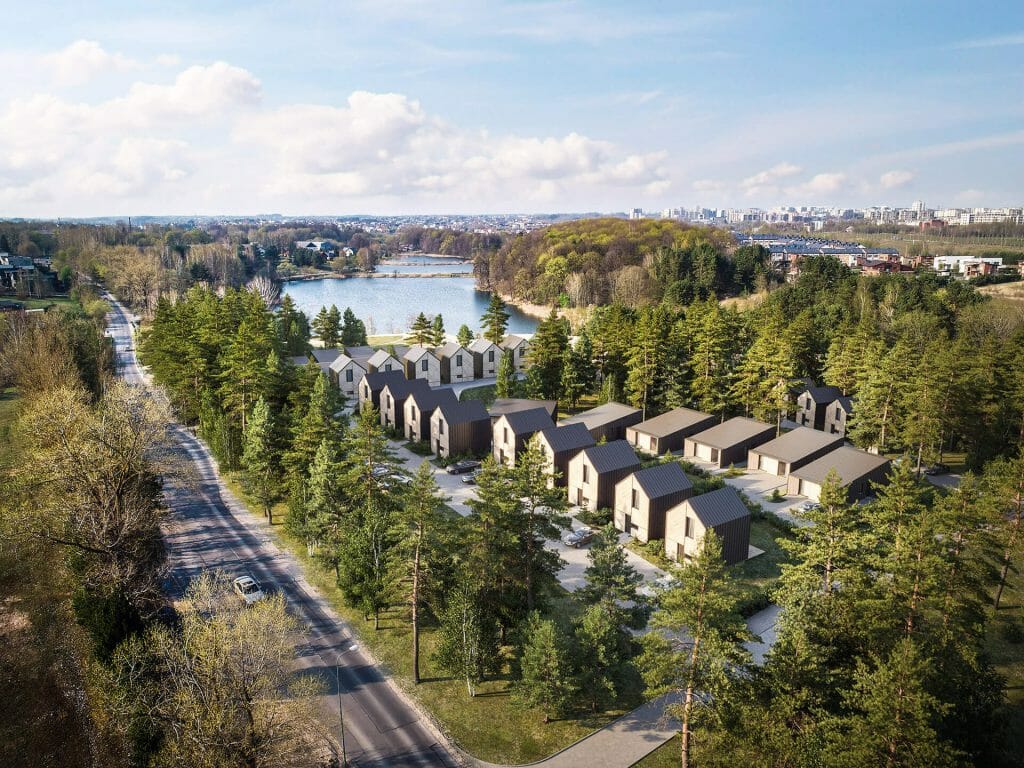 Ežero vilos (Sidaronių g. 41, 43, 45) - Hotell, Eramajade rajoon - visuaalne