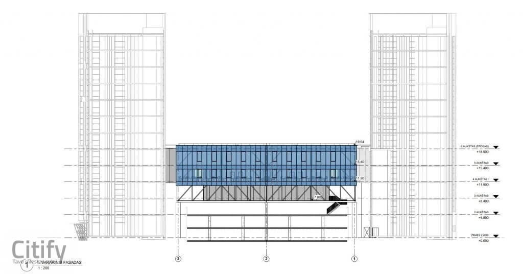 A. Goštauto g. 40 (A. Goštauto g. 40) - Office center - visualization