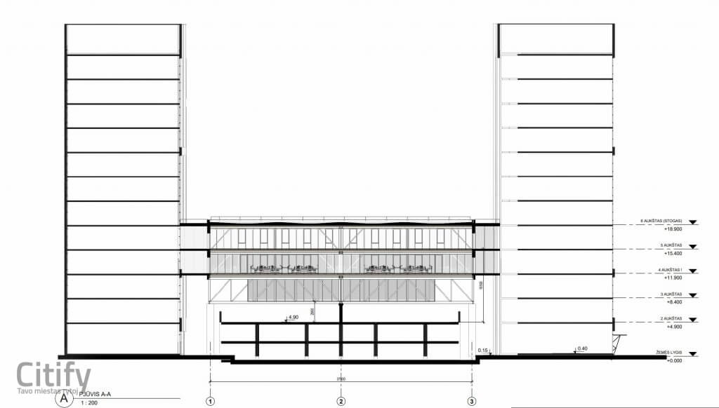 A. Goštauto g. 40 (A. Goštauto g. 40) - Office center - visualization