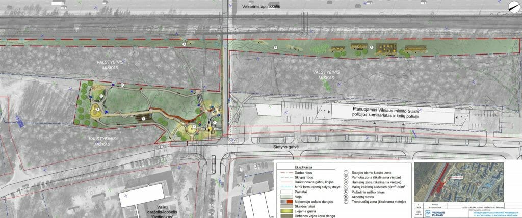 Karoliniškių Maciulevičiaus g. parkas (V. Maciulevičiaus g.) - Park - visuaalne