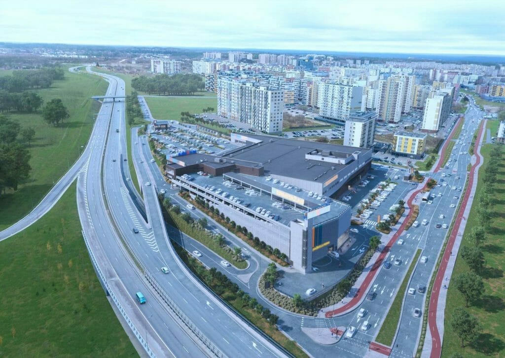 Pašilaičiai PC (Pavilnionių g. 55) - Tirdzniecības centrs - vizualizācija
