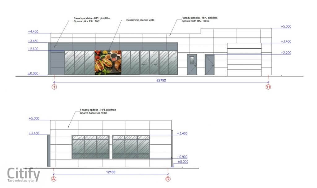 Naugarduko g. 129 degalinė (Naugarduko g. 129) - Degalinė - vizualizacija