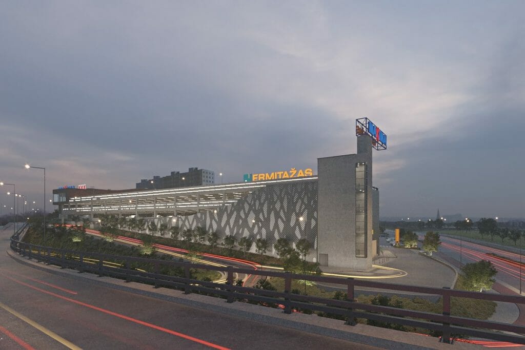 Pašilaičiai PC (Pavilnionių g. 55) - Tirdzniecības centrs - vizualizācija
