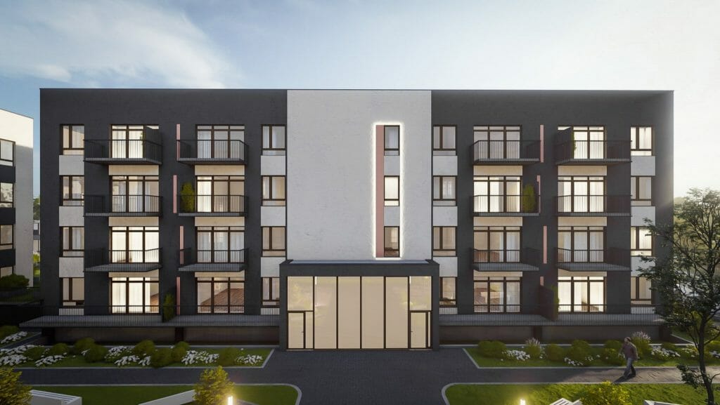 Riverland 2 etapas (Lazdynėlių g. 67, 69, 71, 73, 79, 81, 83) - Korterelamu - visuaalne