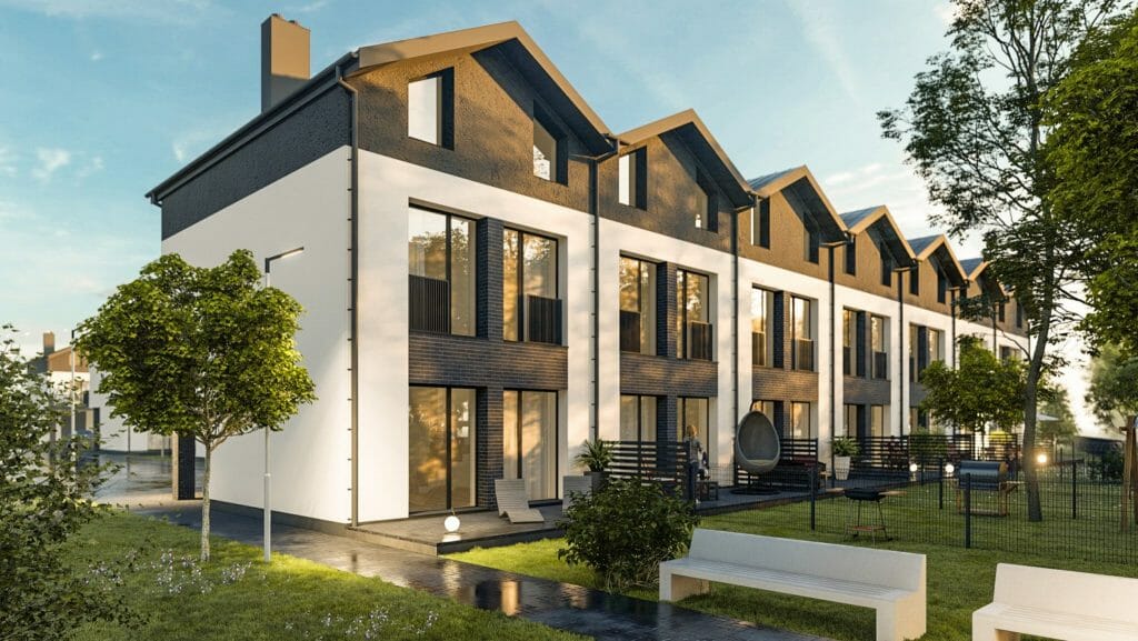 Riverland 1 etapas (Lazdynėlių g. 51, 53, 55, 57, 59, 61, 63) - Row housing - visualization