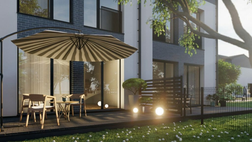 Riverland 1 etapas (Lazdynėlių g. 51, 53, 55, 57, 59, 61, 63) - Row housing - visualization