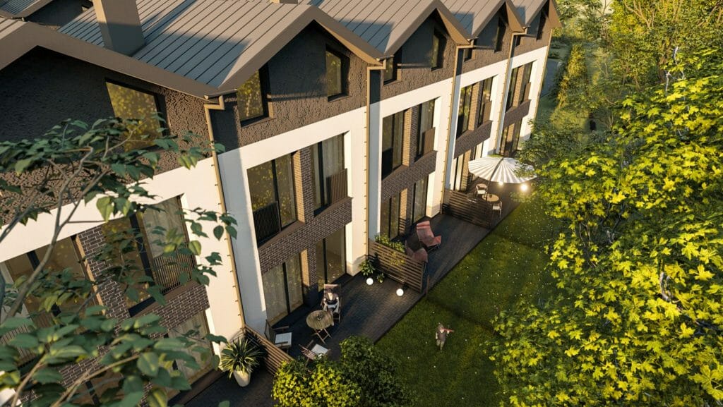 Riverland 1 etapas (Lazdynėlių g. 51, 53, 55, 57, 59, 61, 63) - Row housing - visualization