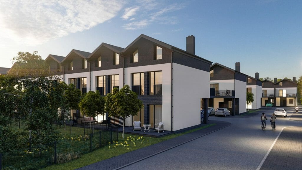 Riverland 1 etapas (Lazdynėlių g. 51, 53, 55, 57, 59, 61, 63) - Row housing - visualization