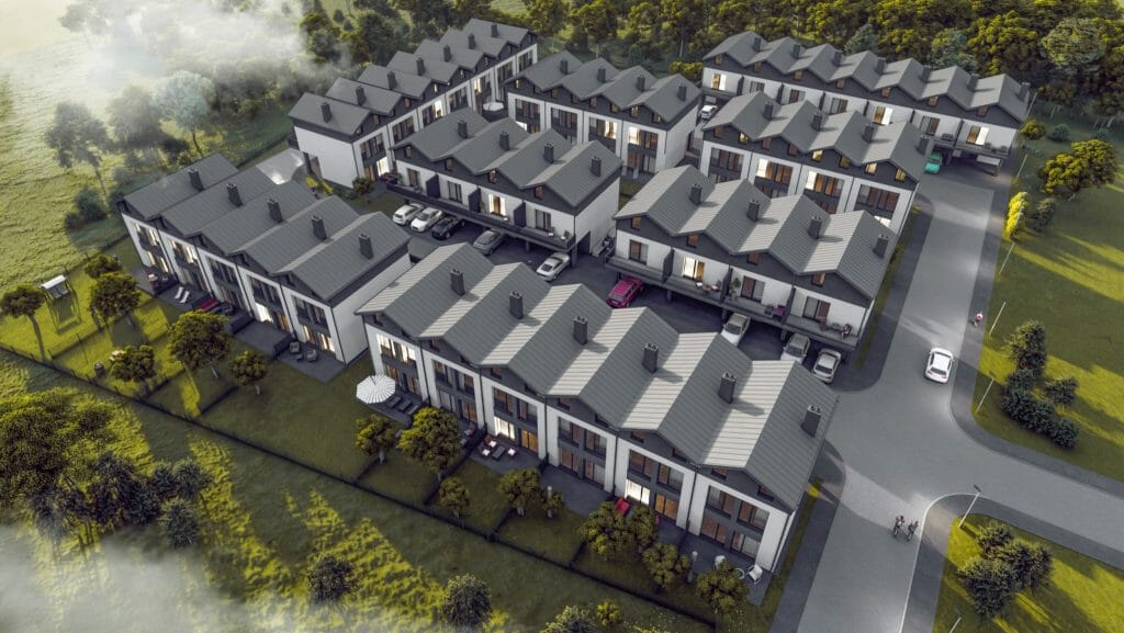 Riverland 1 etapas (Lazdynėlių g. 51, 53, 55, 57, 59, 61, 63) - Row housing - visualization