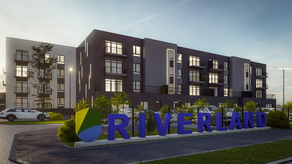Riverland 2 etapas (Lazdynėlių g. 67, 69, 71, 73, 79, 81, 83) - Korterelamu - visuaalne