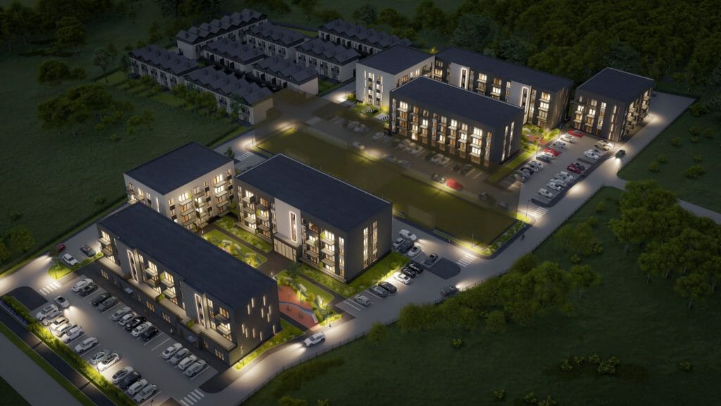 Riverland 2 etapas (Lazdynėlių g. 67, 69, 71, 73, 79, 81, 83) - Korterelamu - visuaalne