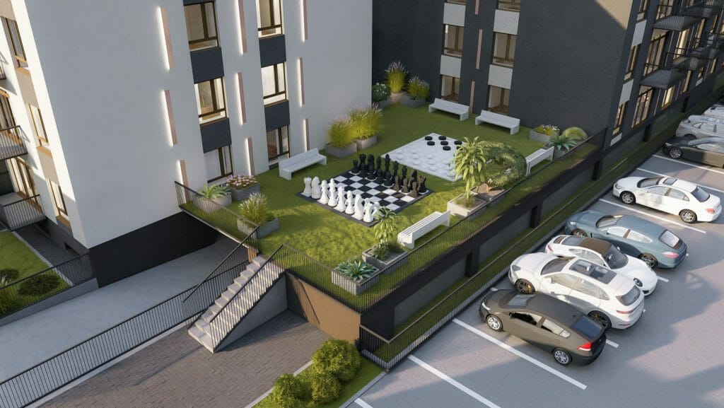 Riverland 2 etapas (Lazdynėlių g. 67, 69, 71, 73, 79, 81, 83) - Korterelamu - visuaalne