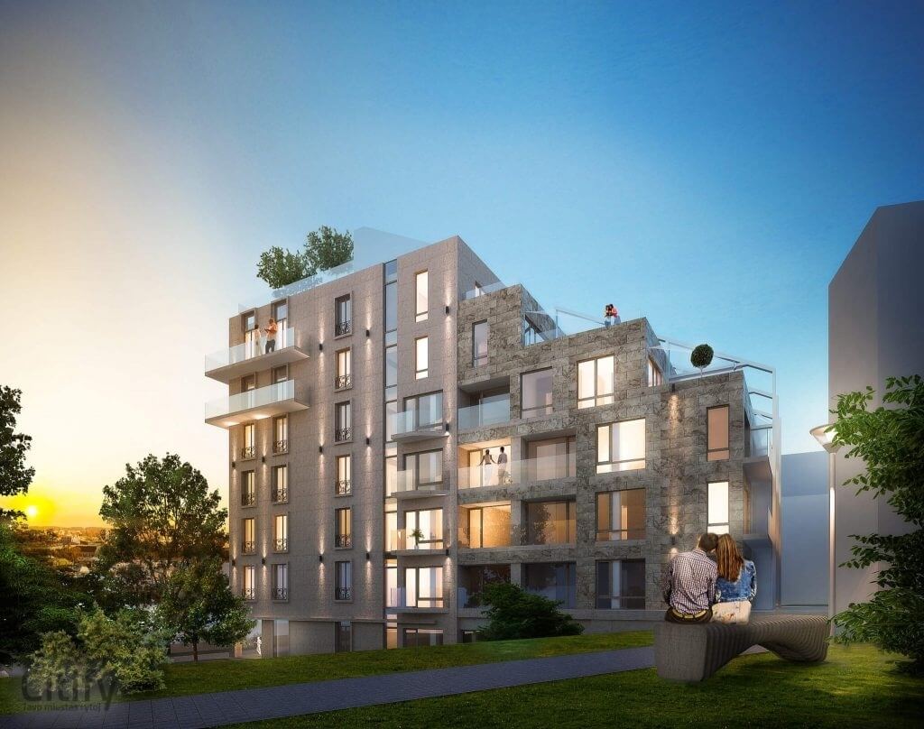 Senamiesčio terasos (Mindaugo g. 1A) - Daugiabutis - vizualizacija