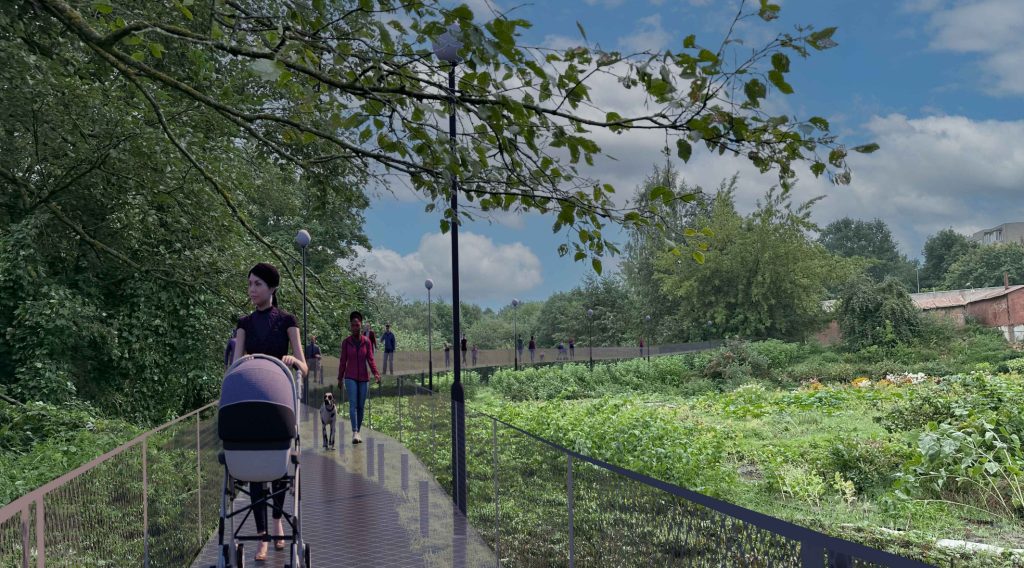 Afindevičių g. parkas (Afindevičių g.) - Park - visualization