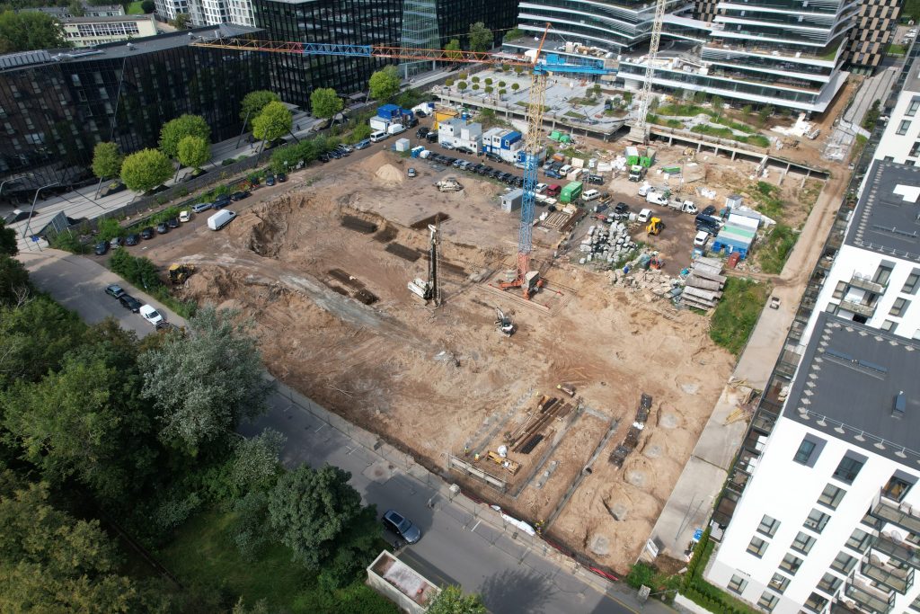 Business Stadium 5 (Rinktinės g. 3) - Verslo centras - statybų nuotraukos