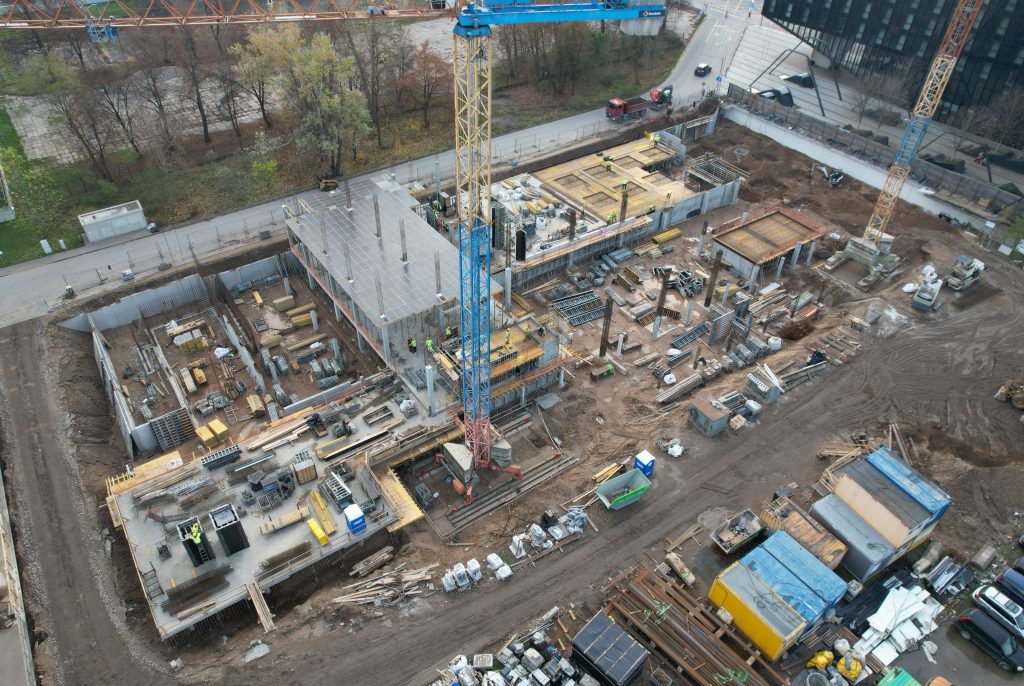 Business Stadium 5 (Rinktinės g. 3) - Verslo centras - statybų nuotraukos