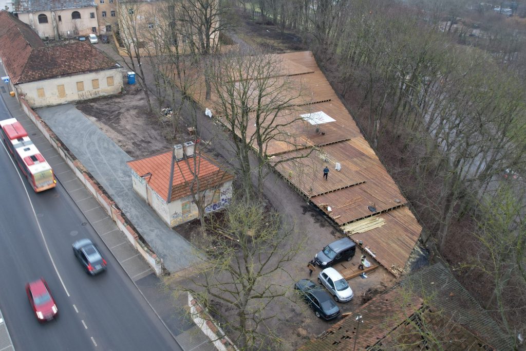Piligrimų namai Misionierių (Subačiaus g. 26) - Cultural center, Hotel - construction photos