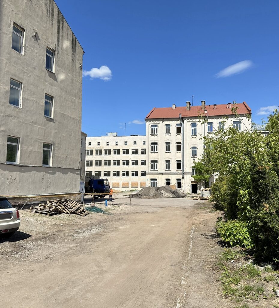 Radvilų valda Tilto g. 9 (Tilto g. 9) - Daudzdzīvokļu nams - būvdarbu attēli