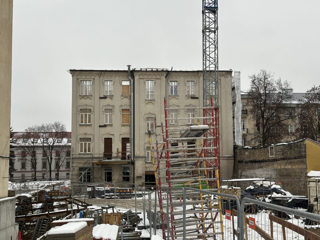 Radvilų valda Tilto g. 9 (Tilto g. 9) - Daudzdzīvokļu nams - būvdarbu attēli
