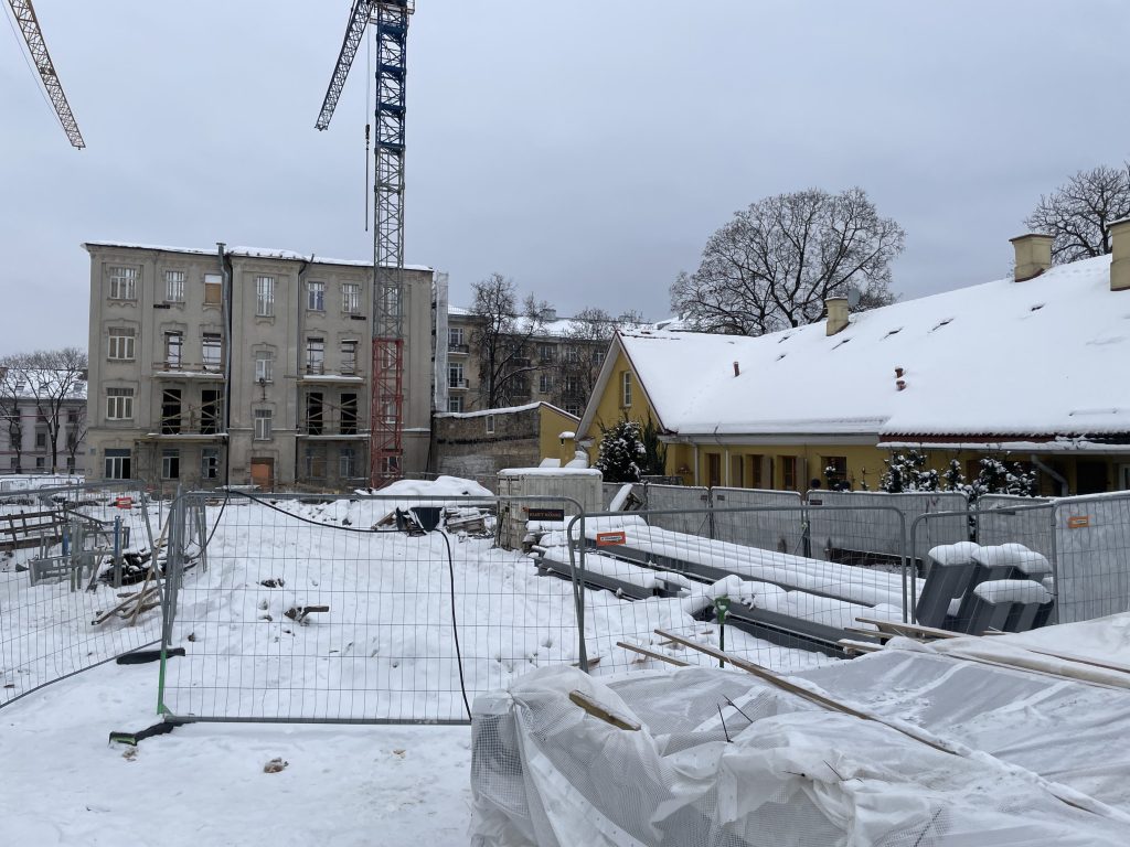 Radvilų valda Tilto g. 9 (Tilto g. 9) - Daudzdzīvokļu nams - būvdarbu attēli