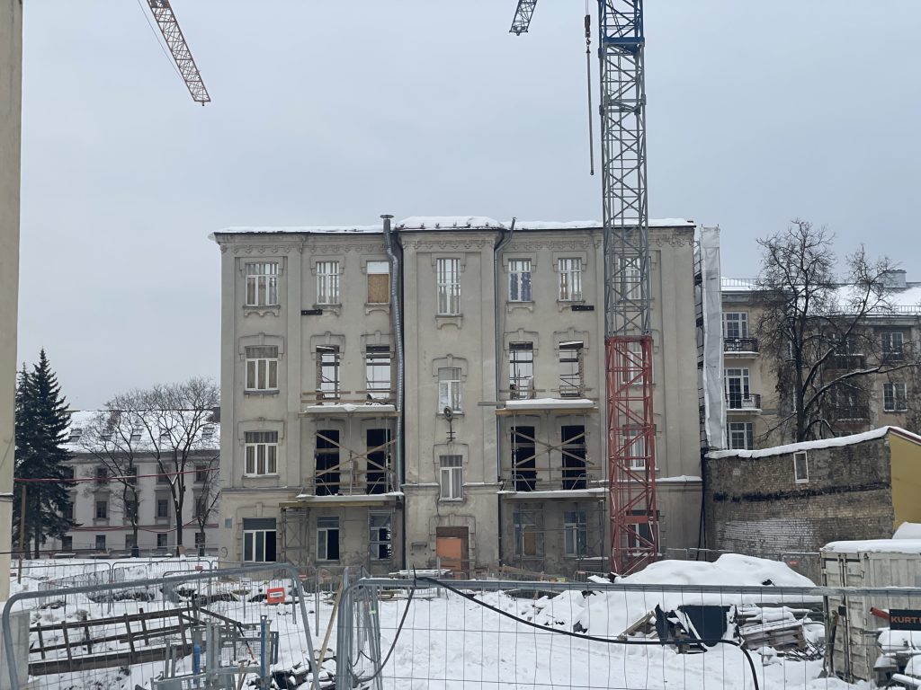 Radvilų valda Tilto g. 9 (Tilto g. 9) - Daudzdzīvokļu nams - būvdarbu attēli