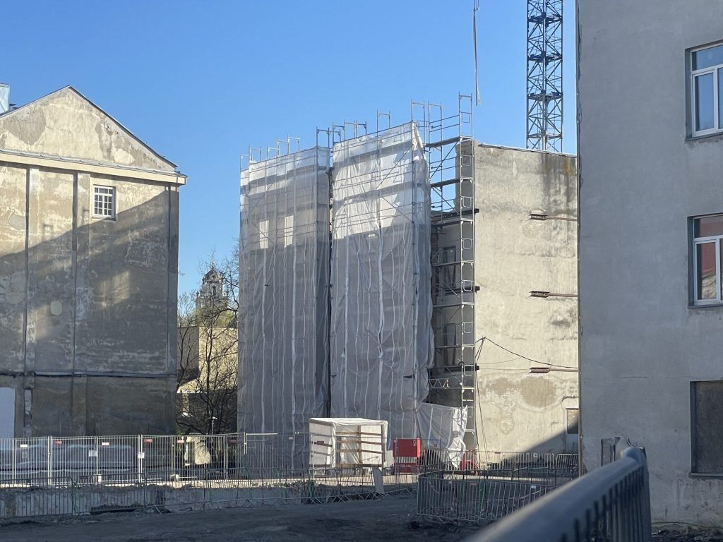 Radvilų valda Tilto g. 9 (Tilto g. 9) - Daudzdzīvokļu nams - būvdarbu attēli