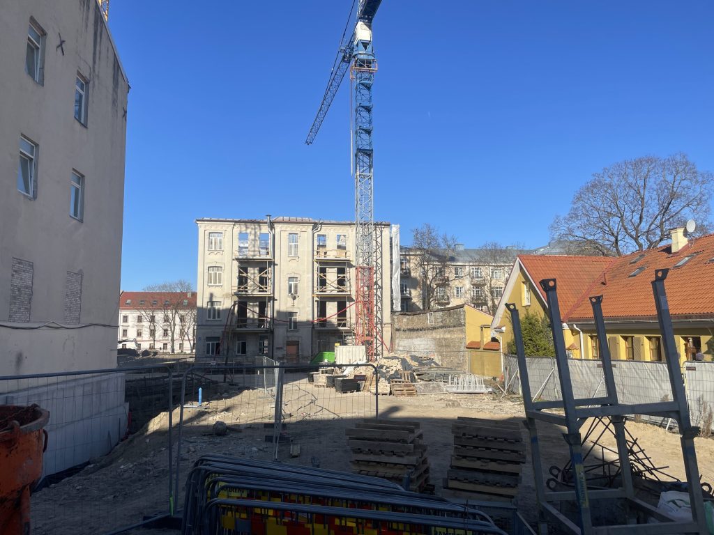 Radvilų valda Tilto g. 9 (Tilto g. 9) - Daudzdzīvokļu nams - būvdarbu attēli