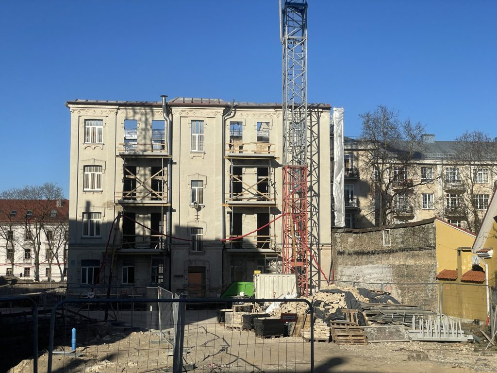 Radvilų valda Tilto g. 9 (Tilto g. 9) - Daudzdzīvokļu nams - būvdarbu attēli