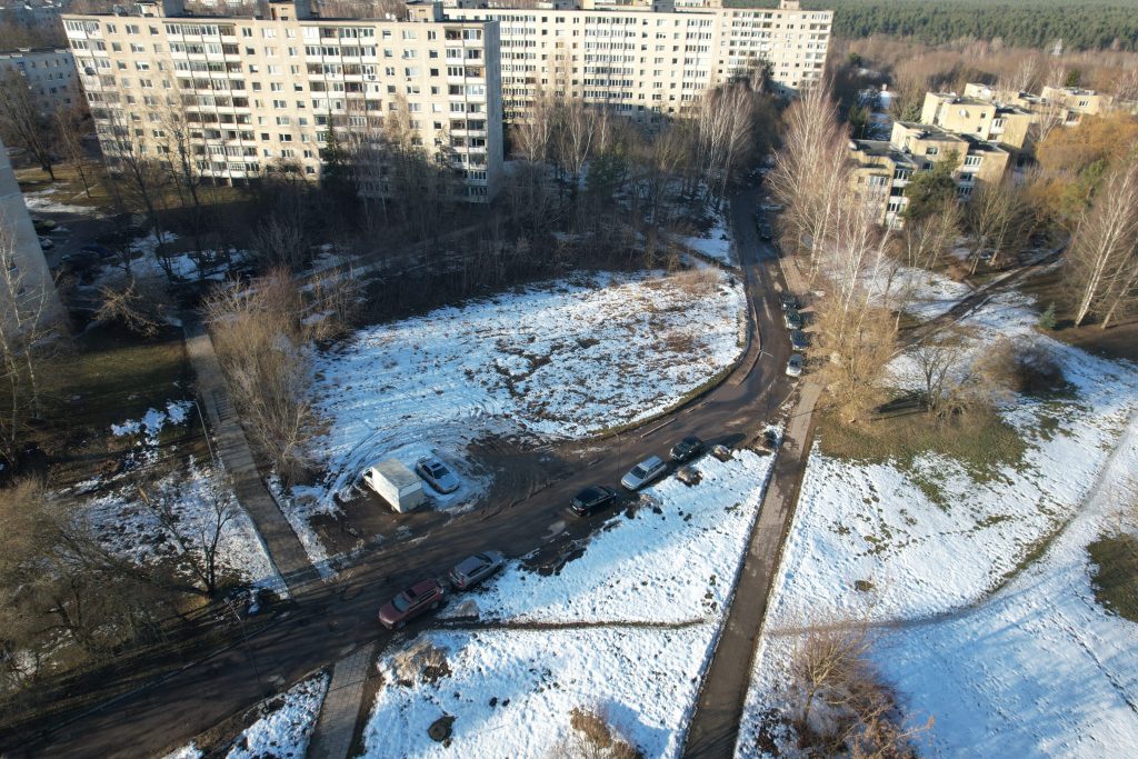 Žirmūnų g. 111B skveras (Žirmūnų g. 111B) - Skveras - statybų nuotraukos