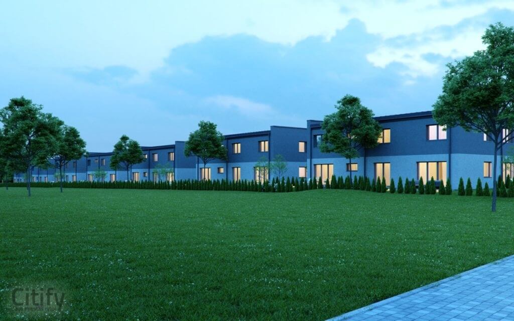 Gulbinų namai (Molėtų pl. 165) - Row housing - visualization