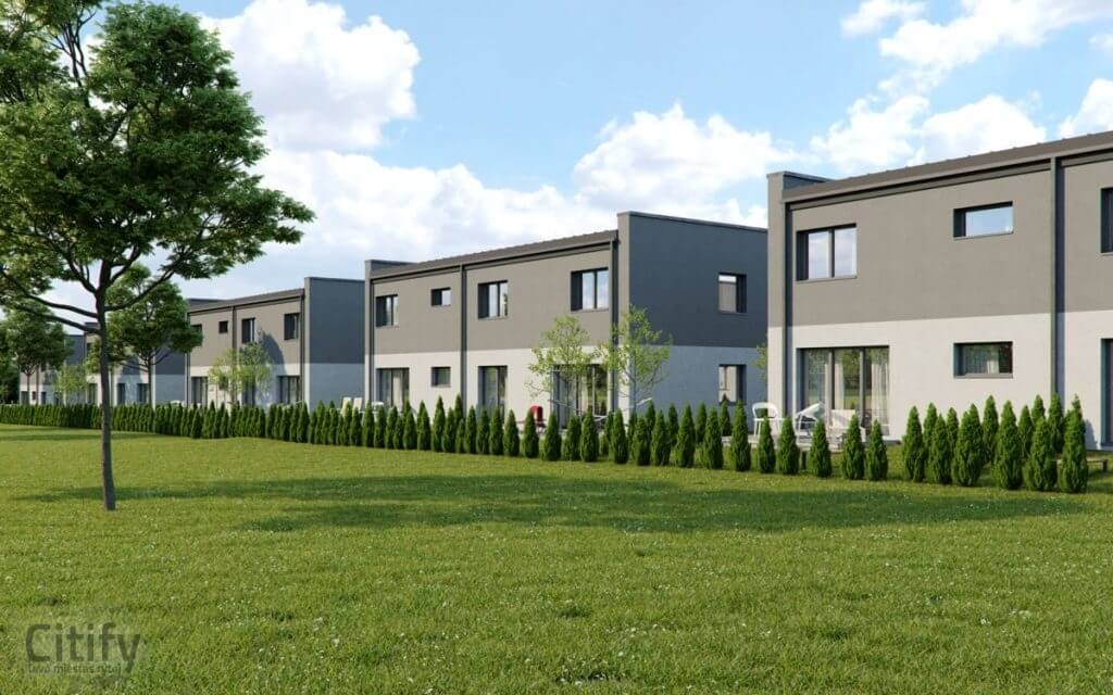 Gulbinų namai (Molėtų pl. 165) - Row housing - visualization